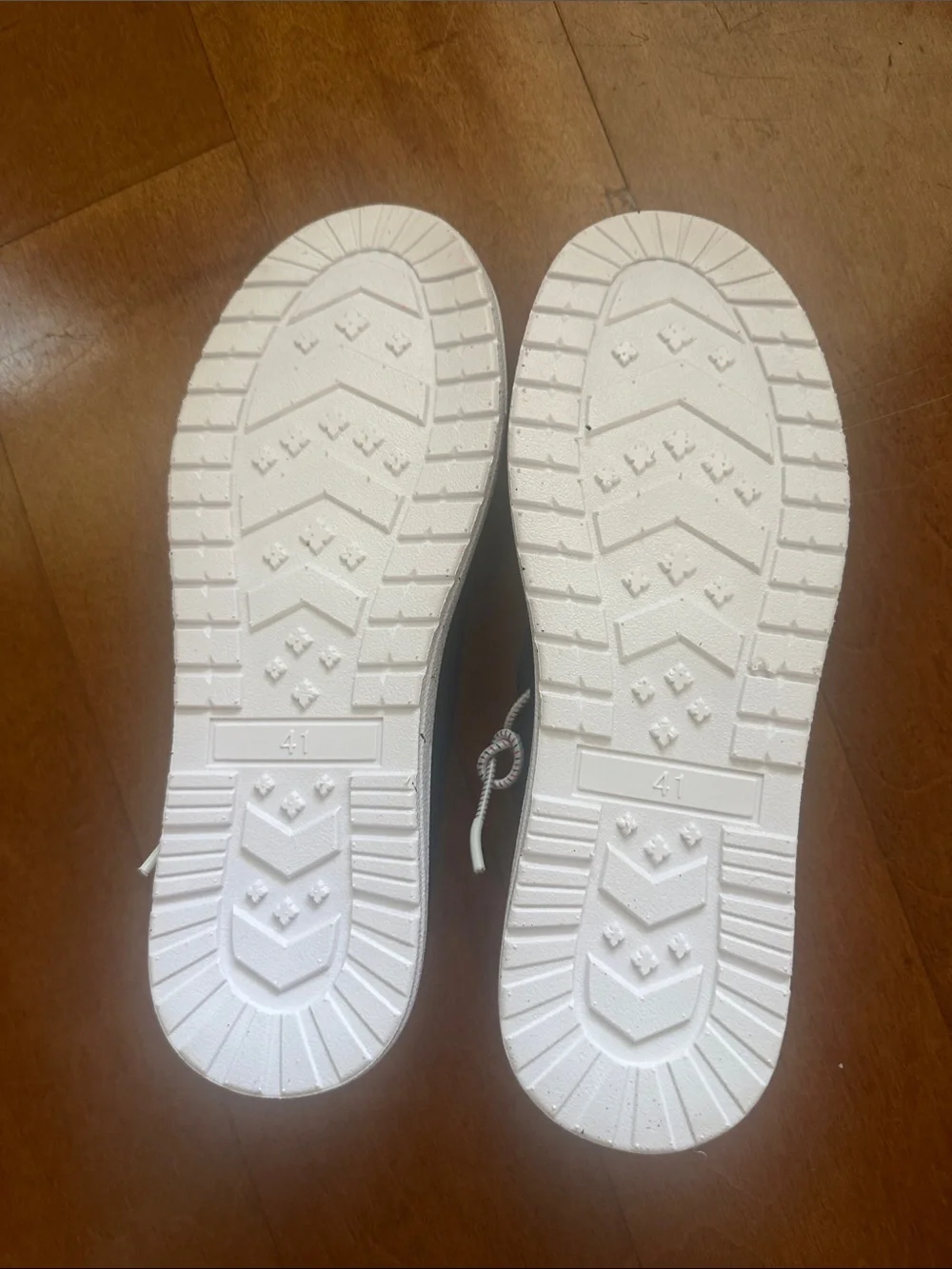 Hey Dude (NWOT) Navy Blue USA ❤️🤍💙 Slip-On Boat Shoes with White Laces